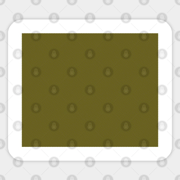 Pattern hexagon gold on black background Sticker by la chataigne qui vole ⭐⭐⭐⭐⭐